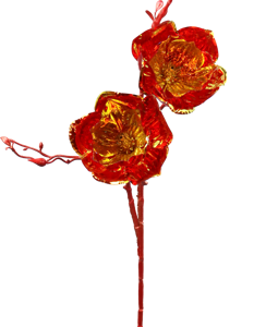 5804 FLEUR ART. FLORA LUXE ROT